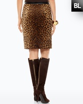 Thumbnail for your product : Chico's Velvet Animal Skirt