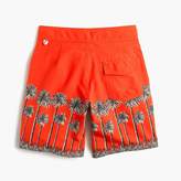 Thumbnail for your product : J.Crew Boys' palm tree board short