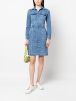 Thumbnail for your product : 7 For All Mankind Button-Down Denim Dress