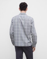 Thumbnail for your product : Club Monaco Long Sleeve Plaid Standard Shirt