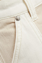 Thumbnail for your product : Current/Elliott Agatha Paneled Two-tone Denim Mini Skirt