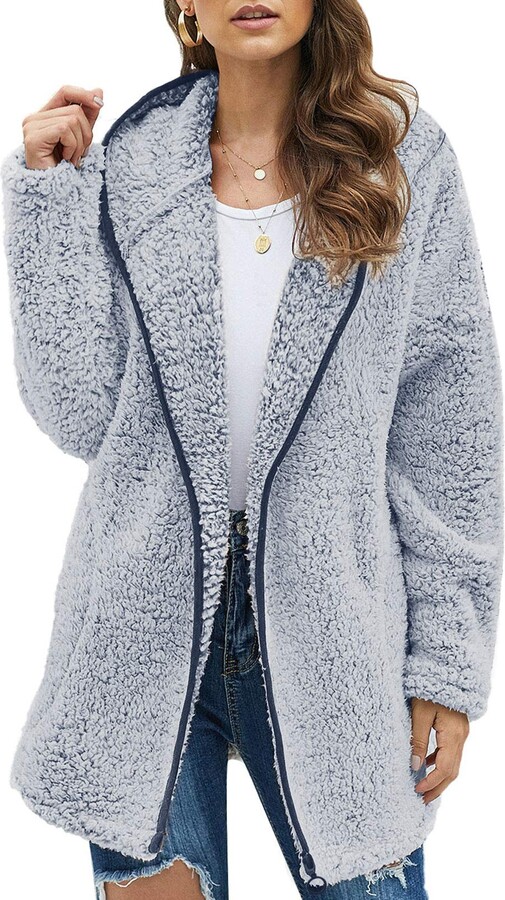 Navy hooded cardigan ladies Clearance