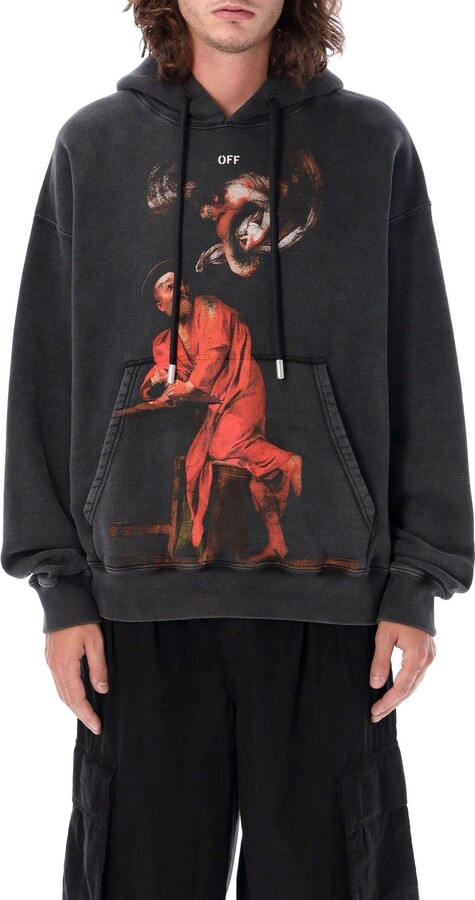 OFF‐WHITE☆パーカー SAINT MATTHEW HOODIE レッド ブラック OFF‐WHITE☆パーカー SAINT MATTHEW HOODIE レッド ブラック