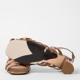 Thumbnail for your product : Paul Smith Women's Metallic Bronze Leather 'Asa' Heeled Sandals