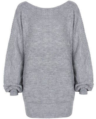 slouchy sweater dress