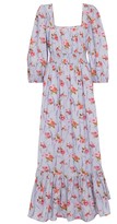 Thumbnail for your product : LoveShackFancy Minnia floral cotton maxi dress
