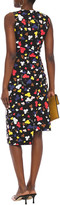 Thumbnail for your product : Boutique Moschino Asymmetric Printed Ponte Dress