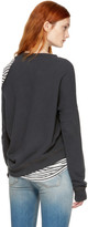 Thumbnail for your product : R 13 Black Distorted Sweatshirt