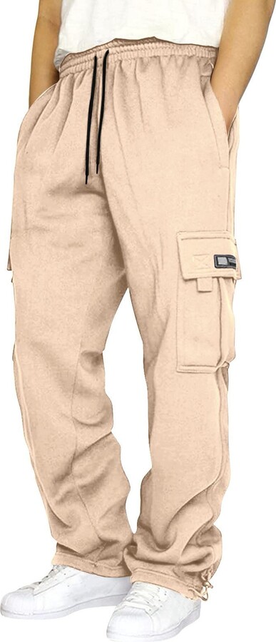 YUHAOTIN Mens Corduroy Trousers Men Cargo Trousers Pants Casual Sports Men  Casual Soft Pant Sweatpants Trousers Lounge Pants for Men School Trousers  Motorcycle Trousers for Men Beige 3XL - ShopStyle