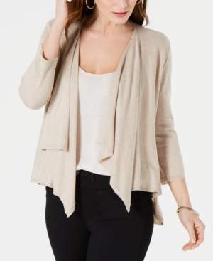 Style&Co. Style & Co Draped Pointelle-Back Cardigan, Created for Macy's