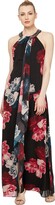 Thumbnail for your product : SL Fashions Women's Jewel Neck Drape Front Dress