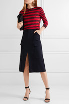 Thumbnail for your product : Jason Wu Striped Silk Sweater - Red