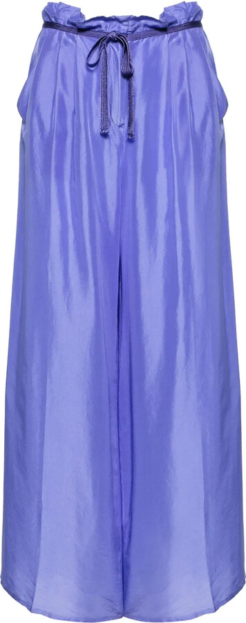 Forte Forte Wide-Leg Silk Trousers