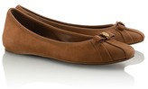 Thumbnail for your product : Tory Burch Suede Ally Bow Ballet Flats