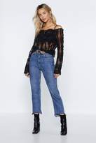 Thumbnail for your product : Nasty Gal Watch This Lace Off-the-Shoulder Top