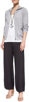 Thumbnail for your product : Eileen Fisher Lantern Wide-Leg Ankle Pants, Petite