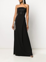 Thumbnail for your product : Emporio Armani Long Strapless Gown