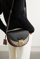 Thumbnail for your product : Gucci Padlock Small Leather-trimmed Printed Coated-canvas Shoulder Bag