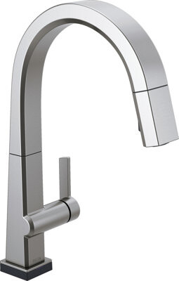 Delta Pivotal Pull Down Touch Single Handle Kitchen Faucet with Touch20 Technology