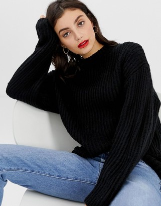 black chunky jumpers