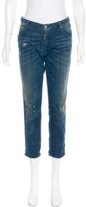 DSQUARED2 Mid-Rise Straight-Leg Jeans