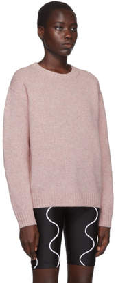 Acne Studios Pink Wool Crewneck Sweater