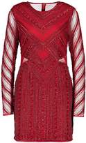 Thumbnail for your product : boohoo Premium Embellished Mesh Cut Out Mini Dress
