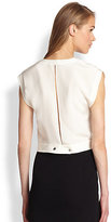 Thumbnail for your product : Robert Rodriguez Silk Wrap-Effect Top