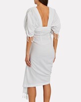 Thumbnail for your product : Just BEE Queen Luma Ruched High-Low Midi Dress