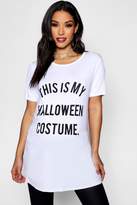 Thumbnail for your product : boohoo Maternity Halloween Printed Tee