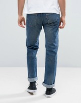 Thumbnail for your product : Reclaimed Vintage Revived X Romeo & Juliet Levi 501 Jeans In Blue With Patches
