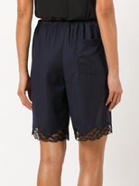 Alexander Wang - lace trim shorts - women - laine vierge/Nylon - S
