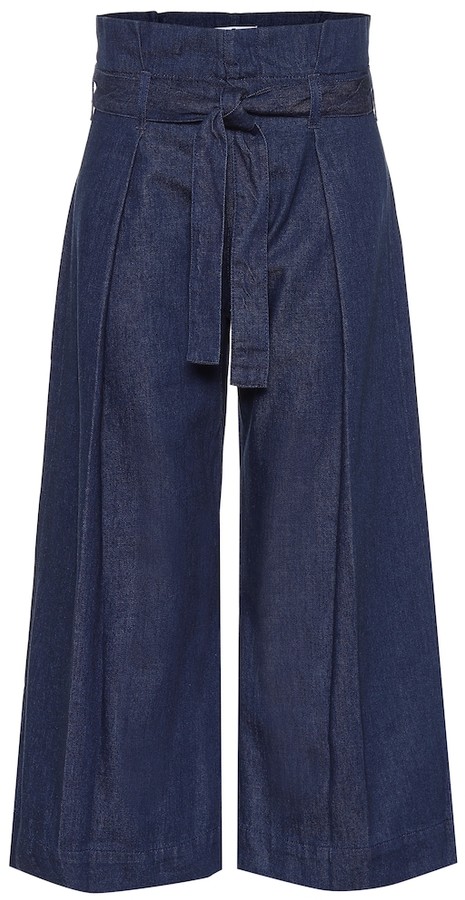 ladies denim culottes