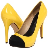 Thumbnail for your product : Michael Antonio Louie Patent (Yellow/Black) - Footwear