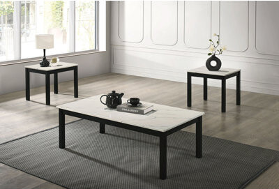 Latitude Run Contemporary Style 3Pc Table Set