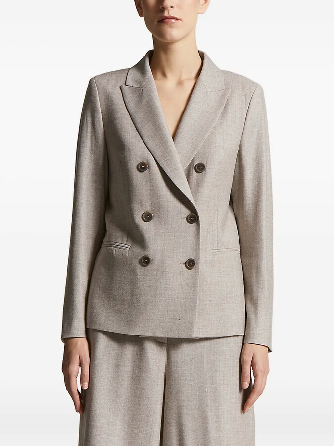 Peserico Double-Breasted Blazer