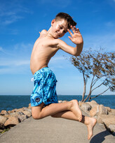 Thumbnail for your product : Bon + Co Boy's Blue Shorts - Haven Aqua Everyday Boardshort