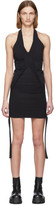 Thumbnail for your product : Rick Owens Black Halter Mini Dress