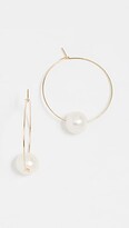 Thumbnail for your product : Cloverpost Freshwater Cultured Pearl Around Hoop Earrings