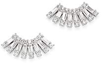 Bloomingdale's Kc Designs 14K White Gold Diamond Mosaic Stud Earrings