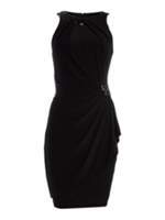 Thumbnail for your product : JS Collections Jersey dress with beaded halter neck