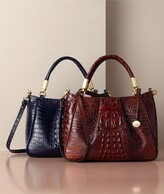Thumbnail for your product : Brahmin Ruby Croc Embossed Leather Satchel