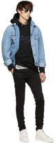 Thumbnail for your product : Balmain Black Washed Casual Trousers