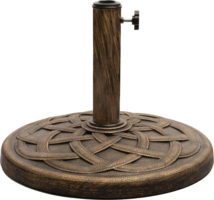US Weight 26 Pound Umbrella Base Designed to be Used With a Patio Table (Bronze)