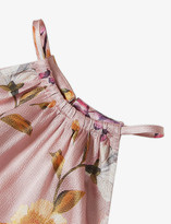 Thumbnail for your product : Ted Baker Rhubarb floral-print halterneck midi dress