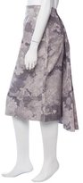 Thumbnail for your product : Michael Kors Watercolor Print Skirt w/ Tags