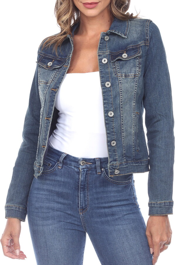 White Mark Fashion White Mark Women’s Classic Denim Jacket