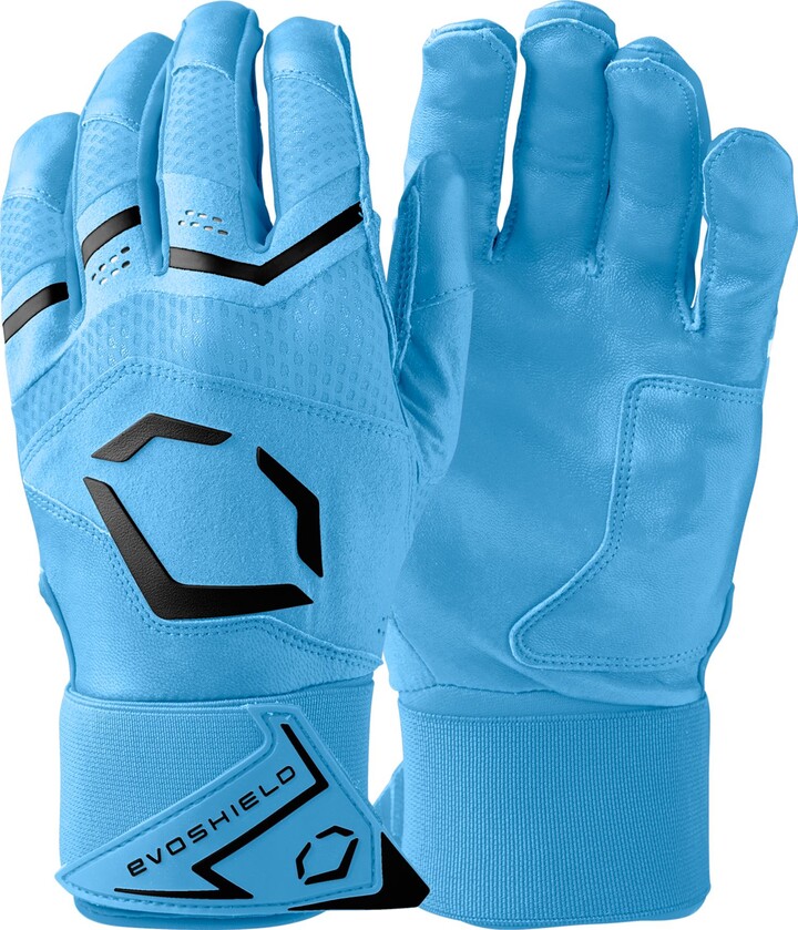 Evoshield Adult Full Wrap Carbyne Batting Gloves, Men's, Small, Hot Pink