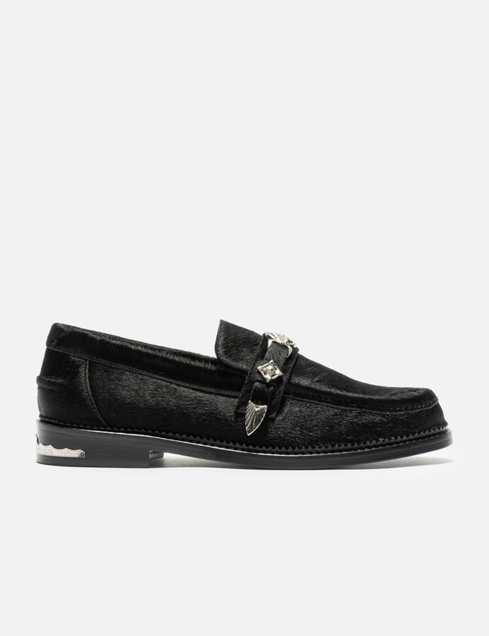 Toga Virilis HBX Exclusive Black Pony Loafer