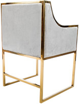 Thumbnail for your product : Statements By J Erin Gold Dining Chair Gold/Gray